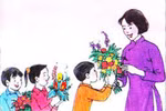 Mẹ ơi, cô dặn mua quà cho cô...