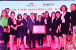 FWD Việt Nam và BRICS Việt Nam tổ chức lễ chi trả quyền lợi bảo hiểm