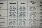 Ngày 20/8, học sinh An Giang sẽ bắt đầu tựu trường
