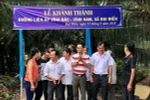Bến Tre: Đưa vào hoạt động đường liên ấp do Tập đoàn Tân Hiệp Phát tài trợ