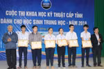 Quảng Ngãi tổ chức thi khoa học kỹ thuật dành cho học sinh trung học - năm 2018