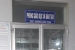 Phòng giáo dục Cái Nước không ký hợp đồng làm việc với giáo viên trước 1/7/2003?