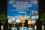 Kết quả chung cuộc ở giải đua xe đạp nữ do Tập đoàn Tân Hiệp Phát tài trợ