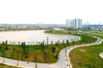 Hồ điều hòa – Lá phổi xanh trong lòng khu đô thị Thanh Hà Mường Thanh