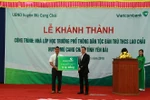 Khánh thành lớp học Trường Phổ thông Dân tộc Bán trú trung học cơ sở Lao Chải