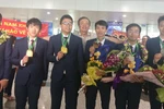 Chào đón những "chiến binh anh dũng" của đoàn Olympic Toán học Việt Nam