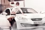 Người đẹp Việt Elly Lưu Nga cá tính bên xe Hyundai