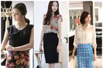 Đầu tuần diện chân váy bút chì tới công sở