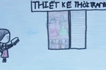 Tranh dự thi của Thanh Thảo, lớp 5H, Tiểu học Dịch Vọng A (MS: 48)