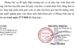 Công văn đăng ký bồi dưỡng chức danh nghề nghiệp của Phòng Nội vụ thị xã La Gi không yêu cầu giáo viên học để giữ hạng (Ảnh tác giả)