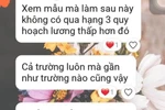 Công văn về việc đăng ký học chứng chỉ chức danh nghề nghiệp Sở Giáo dục tỉnh Bình Thuận gửi về các trường học (Ảnh tác giả)