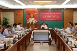 Thông cáo báo chí Kỳ họp thứ 21 của Ủy ban Kiểm tra Trung ương