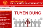 Ủy ban Kiểm tra Trung ương tuyển 12 sinh viên xuất sắc vào biên chế công chức