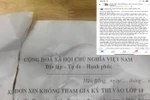 Nếu có việc ép ký 'Đơn xin tự nguyện không thi vào lớp 10' là rất phản giáo dục