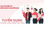 Tạp chí điện tử Công dân & Khuyến học tuyển dụng 