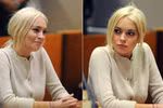 Lindsay Lohan lộ cằm chảy xệ