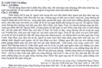 Gợi ý lời giải môn Ngữ văn của đề thi tham khảo