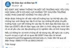 Học sinh lớp 9 học lực không tốt phải cam kết không thi lớp 10, Bộ GD nói gì?