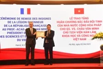 Giáo sư Châu Văn Minh nhận Huân chương Bắc Đẩu Bội tinh của Pháp