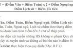 Cách tính điểm xét tuyển vào lớp 10 ở Hà Nội