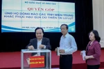 Năm 2020, ngành giáo dục ra sức hỗ trợ thầy trò miền Trung vượt qua bão lũ