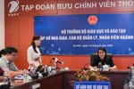 VNPT hỗ trợ triển khai điểm cầu truyền hình chương trình Bộ trưởng gặp gỡ GV