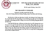 Bộ trưởng Bộ Giáo dục gửi thư chia buồn và thăm hỏi gia đình cô giáo Mai Thị Yến
