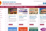Năm học vừa qua, ngành Giáo dục xây dựng gần 5.000 bài giảng điện tử E-learning