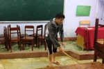 Nhiều trường học ở Huế vẫn còn ngập, học sinh chưa thể đến trường