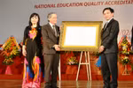 Trường Đại học Dân lập đầu tiên được trao chứng nhận kiểm định chất lượng