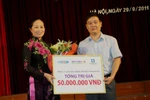 Báo GDVN tặng 11 học bổng cho SV Học viện Tài chính