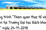 Trường Đại học tổ chức “tour” tham quan, trãi nghiệm cho học sinh cấp 3