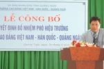 Kê sai thời gian giảng dạy để được bổ nhiệm làm Hiệu trưởng trường Cao đẳng