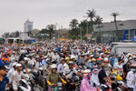 Hà Nội: Ùn tắc giao thông trong ngày đầu làm thủ tục dự thi Đại học