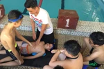 Trường Trung học cơ sở Ngô Quyền rèn kỹ năng phòng, chống đuối nước cho học sinh