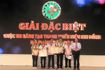 Trường Chu Văn An đạt giải đặt biệt cuộc thi sáng tạo thanh thiếu niên nhi đồng