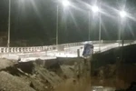 Cầu trăm tỉ ở Hải Phòng mới khánh thành đã sụt toang hố móng