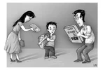 Giúp con quý trọng tiền