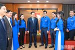 Chủ tịch Quốc hội Vương Đình Huệ làm việc với Trung ương Đoàn TNCS Hồ Chí Minh 