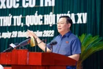 Cử tri Hải Phòng ý kiến về thiếu thuốc, thiếu giáo viên... với Chủ tịch Quốc hội