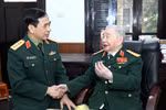 Bộ trưởng Quốc phòng tri ân, thăm hỏi các đồng chí nguyên lãnh đạo quân đội