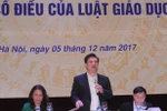 Tăng lương giáo viên, miễn học phí thành điểm nóng góp ý sửa Luật Giáo dục
