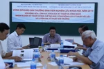 Tổ chức chấm sơ khảo giải thưởng “Sinh viên nghiên cứu khoa học” năm 2019