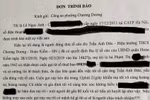Cô giáo tố Hiệu trưởng lạm thu, mẹ già 80 tuổi bị gọi điện đe dọa