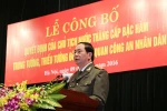 Công bố, trao Quyết định của Chủ tịch nước thăng bậc hàm cấp Tướng CAND