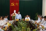 Trưởng Ban Kinh tế Trung ương làm việc với Tỉnh ủy Ninh Thuận