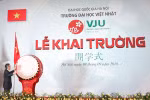 Lần đầu tiên khai trường Đại học Việt Nhật