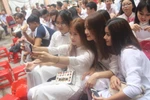 Ảnh: Khoảnh khắc tri ân và trưởng thành của học sinh trường Đinh Tiên Hoàng