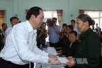 Chủ tịch nước thăm, tặng quà đối tượng chính sách tỉnh Quảng Nam