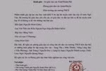 Công an điều tra người làm giả công văn Bộ trưởng Nhạ ký